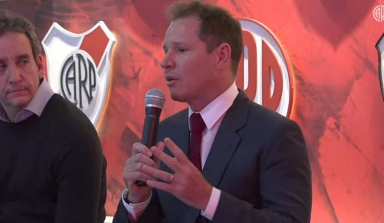 Imagen de El presidente de River habló de Valentín Gómez y Germán Pezzella