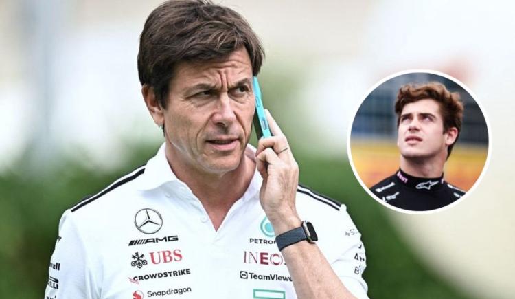 Imagen de Toto Wolff, el capo de Mercedes, y su advertencia sobre el auto de Colapinto