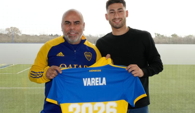Imagen de Boca le renovó a Varela y busca cerrar a Frías