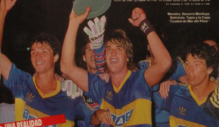Imagen de 19 de febrero de 1991. Boca campeón de verano