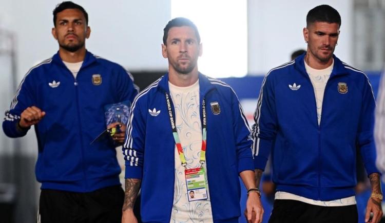 Imagen de Así fue la llegada de Argentina al Atlanta Stadium para jugar ante Inglaterra