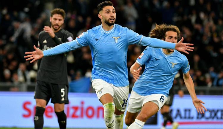 Imagen de El doblete de Valentín Castellanos no le alcanzó a Lazio