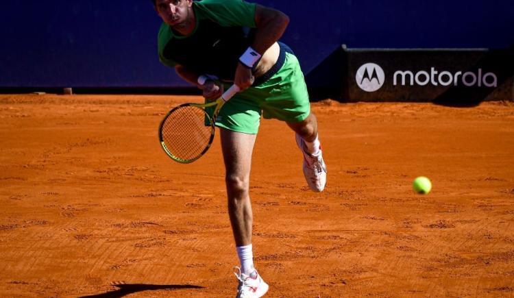 Imagen de Federico Delbonis se despidió en su debut en Marrakech