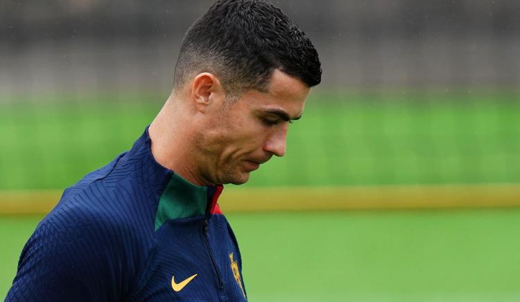 Imagen de Cristiano Ronaldo: faltazo en la práctica y dudas de su presencia