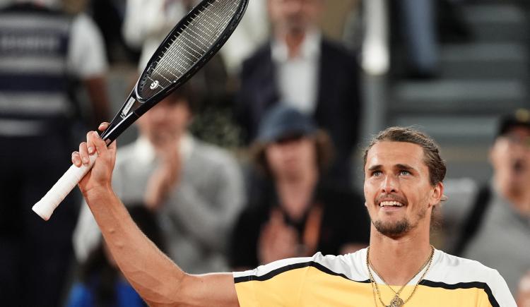 Imagen de Alexander Zverev, finalista por primera vez de Roland Garros