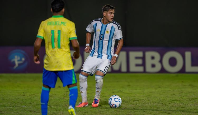 Imagen de Argentina perdió 3-0 con Brasil en el Sudamericano Sub 17 y se quedó sin invicto