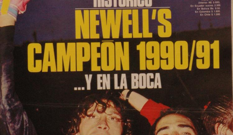 Imagen de 9 de julio de 1991, Newell's Old Boys Campeón
