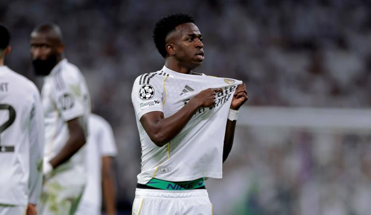 Imagen de Vinícius dejó atrás la polémica y llevó a Real Madrid a los octavos de la Champions