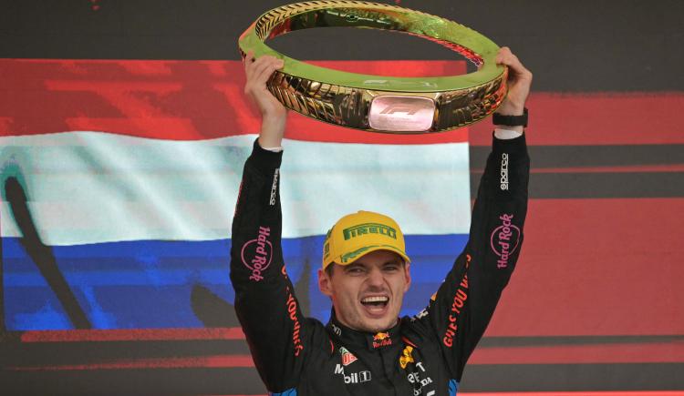 Imagen de Contra viento y marea, Max Verstappen dijo en San Pablo: "Acá está el campeón"