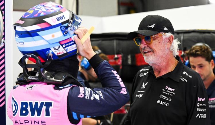 Imagen de La fuerte banca de Flavio Briatore a Colapinto en la previa del GP de Mónaco