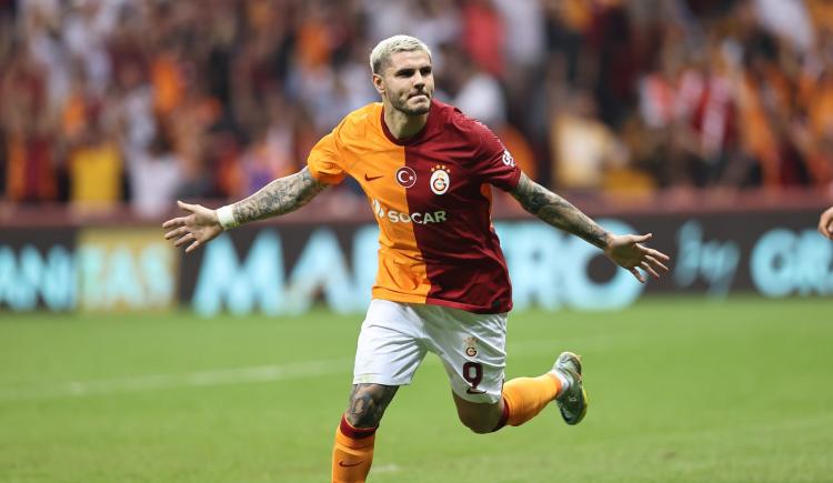 Imagen de Mauro Icardi le dio el triunfo a Galatasaray