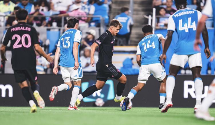 Imagen de Inter Miami empató 0-0 con Charlotte sin Messi ni De Paul