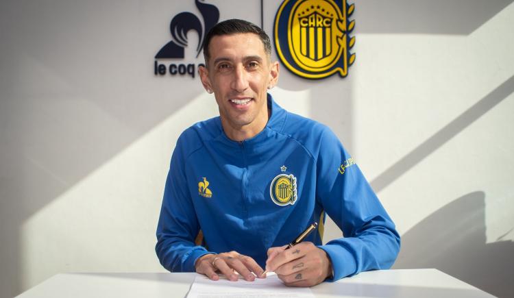 Imagen de Ángel Di María definió su futuro y renovó su contrato con Rosario Central