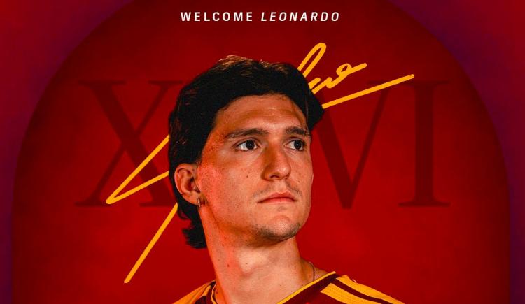Imagen de Un argentino más en Roma: Leonardo Balerdi fue presentado como nuevo refuerzo