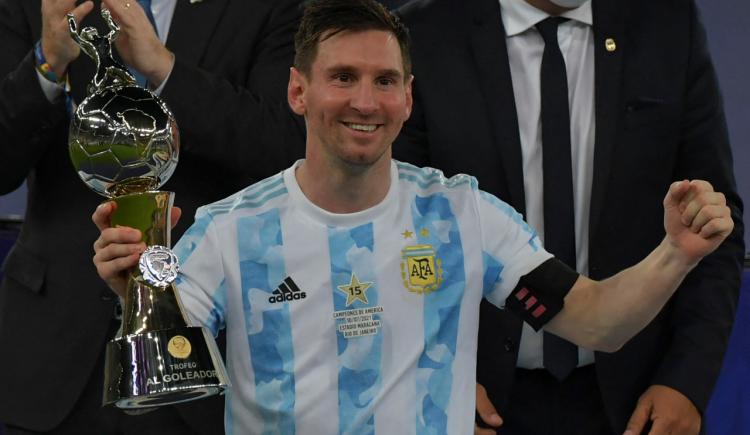 Imagen de MESSI GANÓ EL OLIMPIA DE ORO 2021