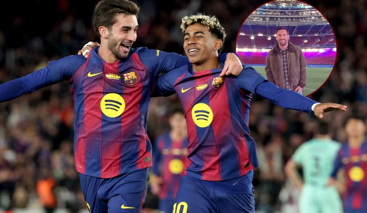 Imagen de Barcelona volvió al Camp Nou con goleada y los hinchas clamaron por Messi