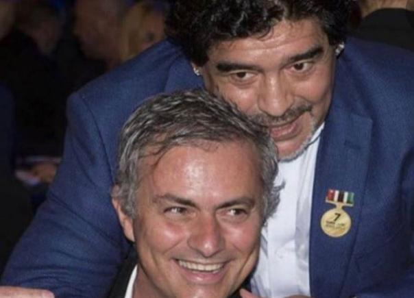 Imagen de Mourinho y Maradona: amor y respeto más allá del fútbol