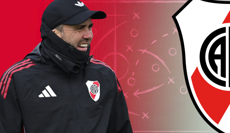Imagen de La formación alternativa de River frente a Bragantino