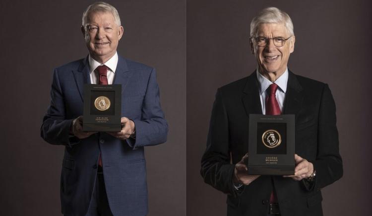 Imagen de Ferguson y Wenger, los primeros entrenadores en ingresar al Salón de la Fama de la Premier League