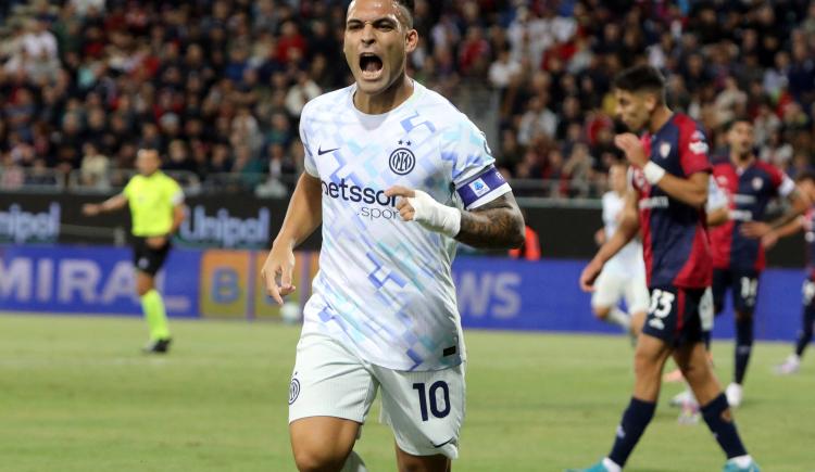 Imagen de Lautaro Martínez convirtió su segundo tanto en Serie A y le dio el triunfo a Inter