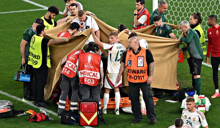 Imagen de Cómo está el húngaro que se desplomó y tuvo convulsiones