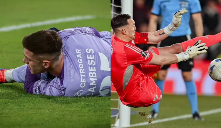 Imagen de Facundo Cambeses o Franco Armani ¿Quién atajó más penales en su carrera?