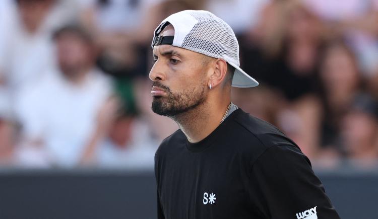 Imagen de Nick Kyrgios, suspendido provisionalmente por doping de cocaína