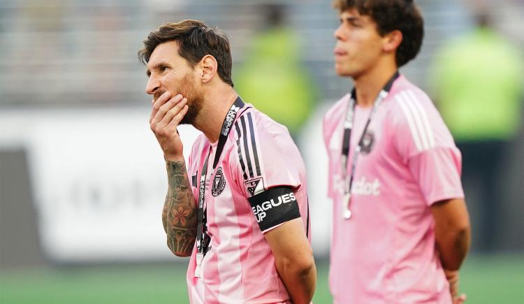 Imagen de El lamento de Messi tras perder la final de la Leagues Cup con Inter Miami