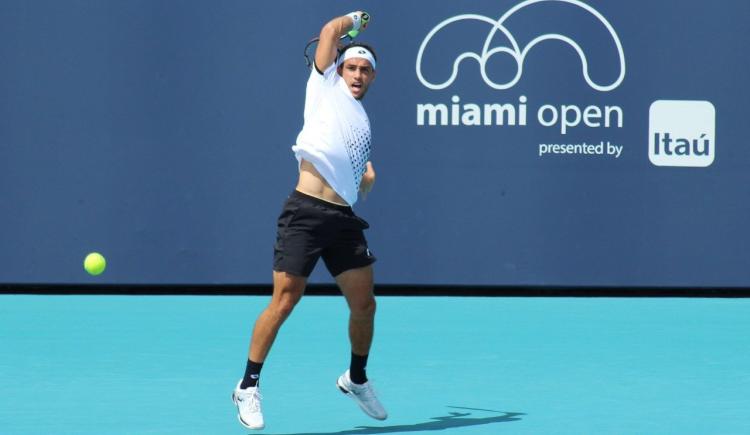 Imagen de Nicolás Kicker quedó a las puertas de entrar en el Miami Open