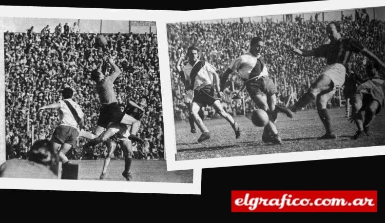 Imagen de 1952. Triunfo de San Lorenzo ante River