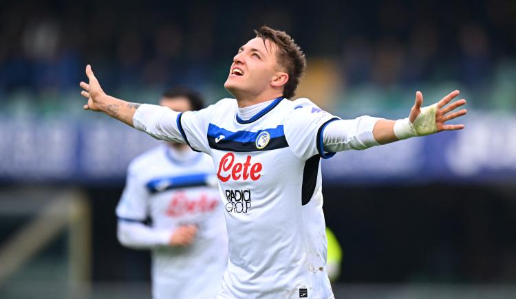Imagen de Mateo Retegui, en estado de gracia: póker de goles ante Hellas Verona