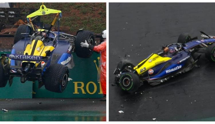 Imagen de Domingo negro para Williams: Albon se la pegó peor que Colapinto