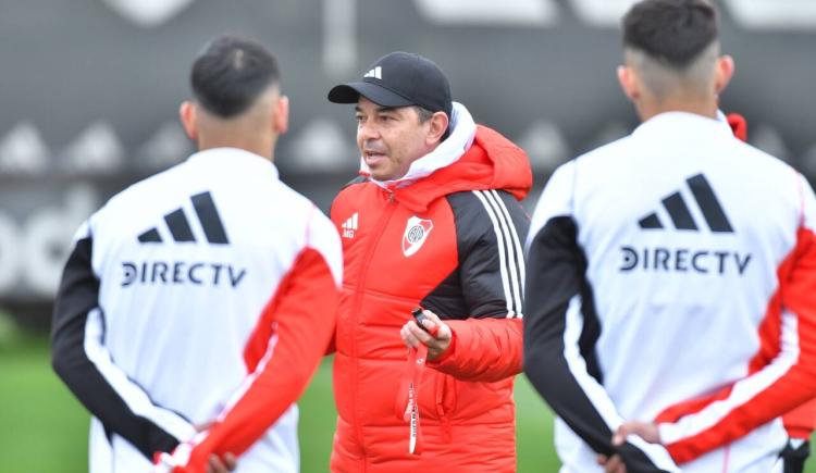 Imagen de Dos buenas y una mala noticia para Gallardo en la vuelta al trabajo de River