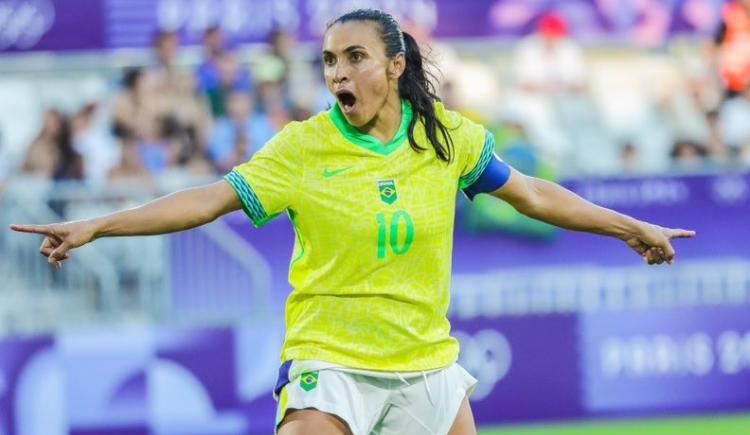 Imagen de La despedida olímpica de Marta fue plateada para Brasil