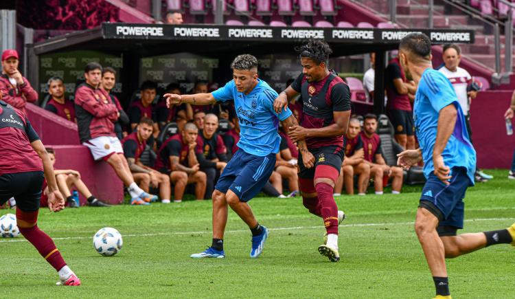 Imagen de La Selección Argentina Sub 23 empató con Lanús en el amistoso de cara al Preolímpico