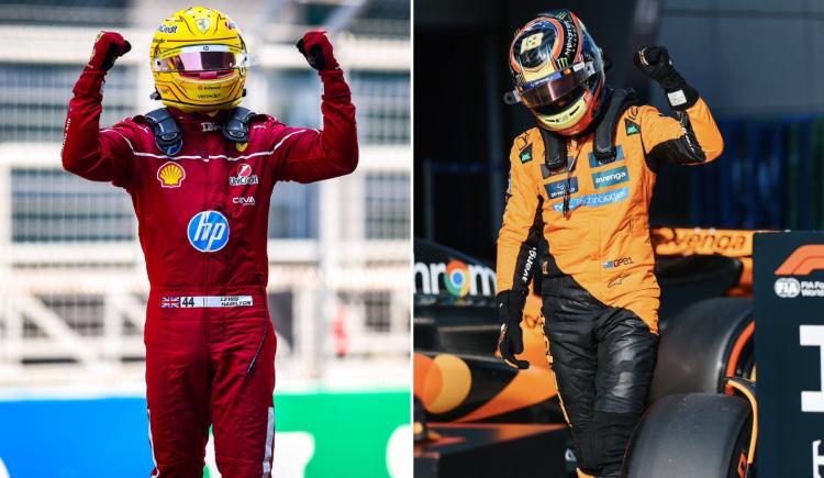 Imagen de Gran Premio de China: Hamilton se quedó con el Sprint y Piastri hizo la pole