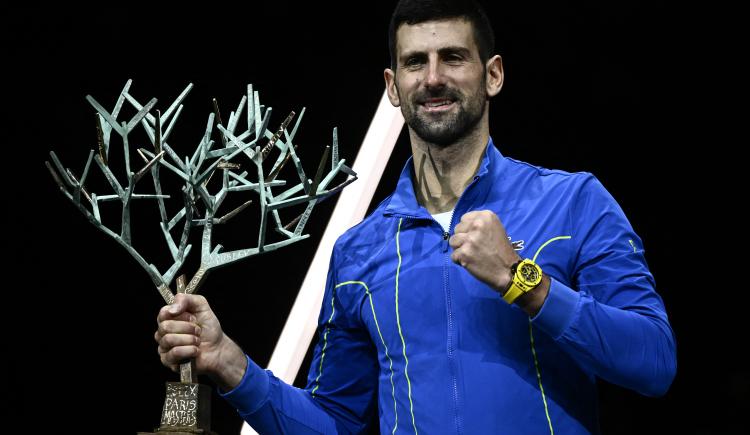 Imagen de Novak Djokovic se quedó con el último Masters 1000 del año