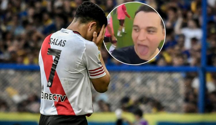 Imagen de Habló el hincha agredido por Maxi Salas tras el final del Superclásico
