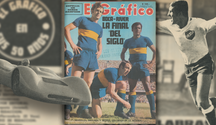 Imagen de 1969. Boca – River, la final “del siglo”