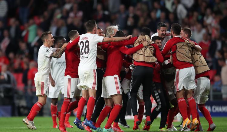 Imagen de BENFICA, YOUNG BOYS Y MALMO SE CLASIFICARON A LA CHAMPIONS
