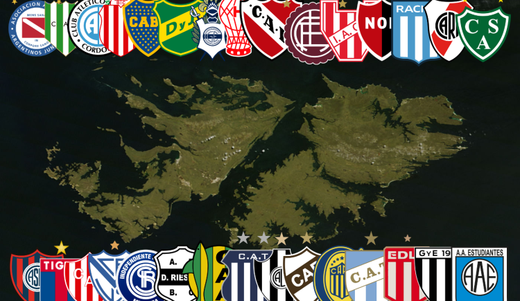 Imagen de Los clubes argentinos y su recuerdo a los héroes de Malvinas