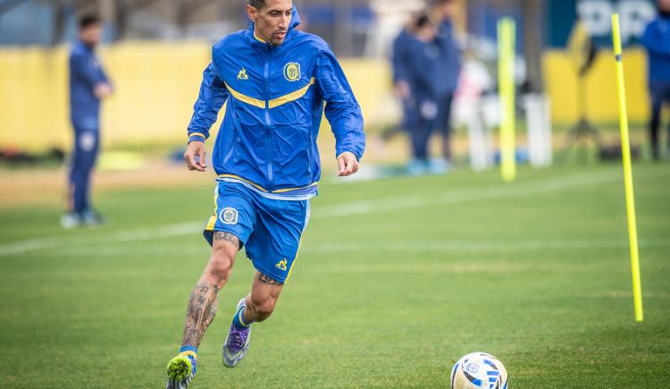 Imagen de Fideo corazón: el parche especial que usará Rosario Central para homenajear a Di María