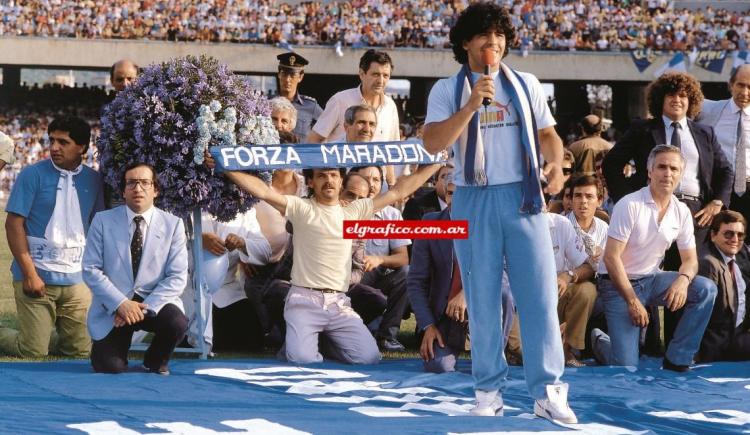 Imagen de ¡ARRIVEDERCI SAN PAOLO, CIAO DIEGO ARMANDO MARADONA!