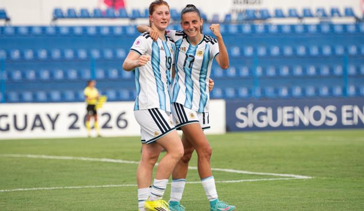 Imagen de Argentina, a paso firme en el Sudamericano Sub 20 femenino