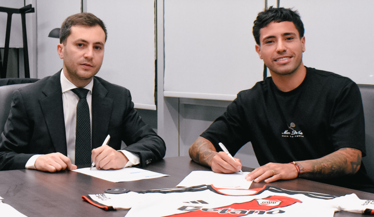 Imagen de Oficial: Francisco Ortega fue presentado en River
