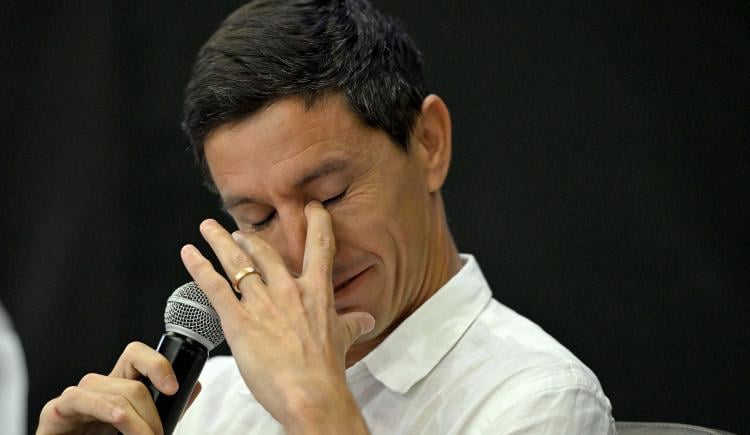 Imagen de La emotiva presentación de Nacho Fernández en Gimnasia y la explicación del mal año de River