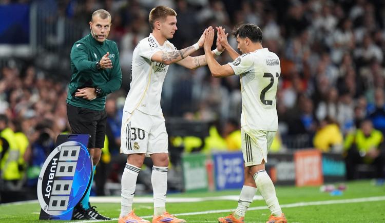Imagen de Mastantuono jugó un puñado de minutos en la victoria 1-0 de Real Madrid sobre Juventus