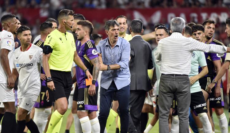 Imagen de Final caliente en el empate en un tanto entre Sevilla y Valladolid