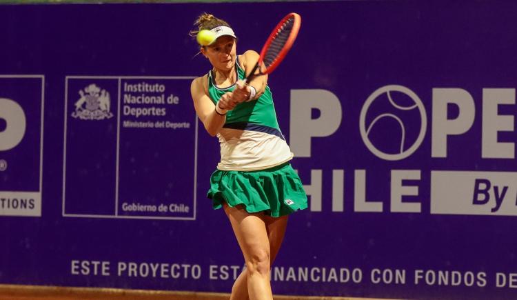 Imagen de Nadia Podoroska es semifinalista en el WTA 125 de Chile