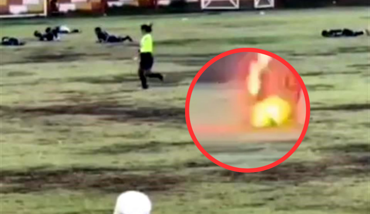Imagen de El impacto de un rayo mató a un futbolista en pleno partido